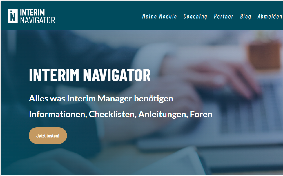 Aufbau Einer Hilfeseite Für Angehende Interim Manager
