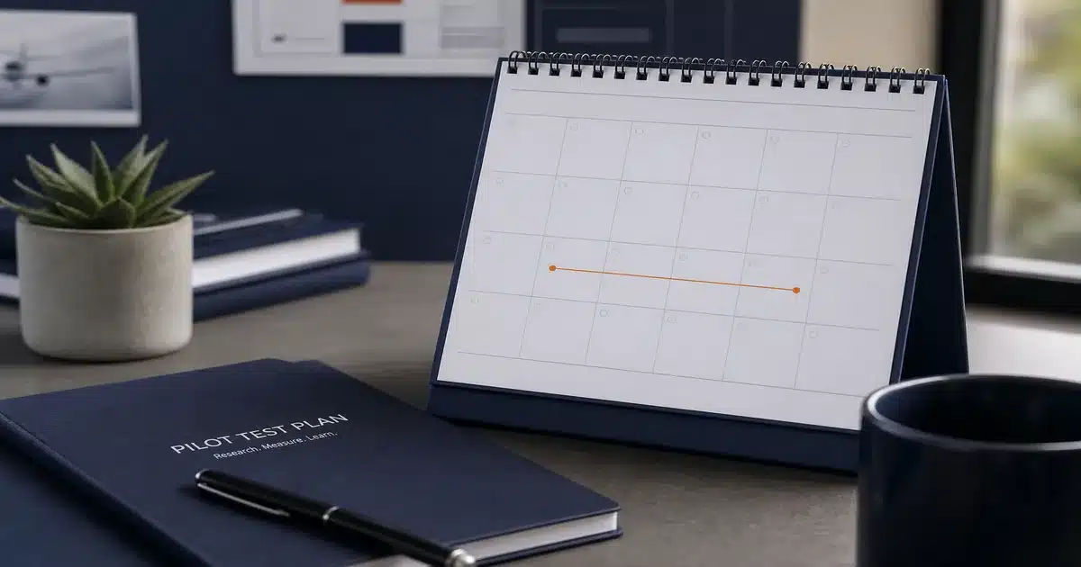 14 Tage KI Test: Kalender und Notizbuch für Pilot — Bernd Wiest Consulting